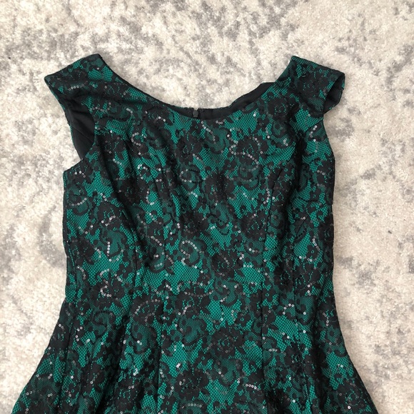 IMC green fit and flare dress NWT - Picture 5 of 6